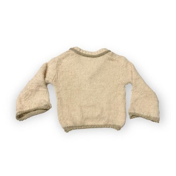 NWT Ramy Brook Max V Neck Fuzzy Sweater with Metallic Trim, Size XXS - Picture 5 of 14